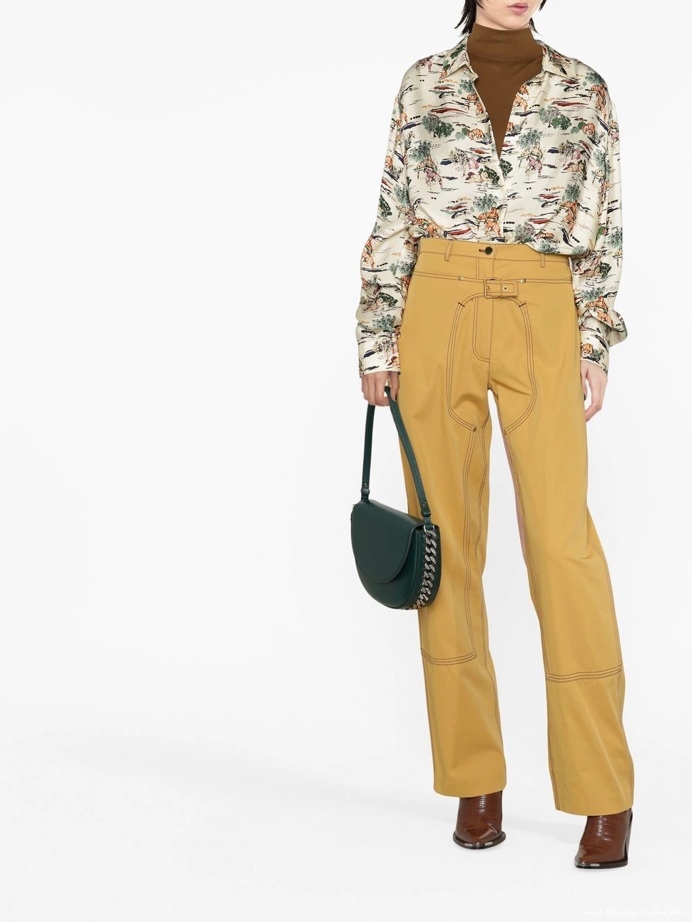 Affordable buckle-detail Women McCartney trousers straight Stella 0705